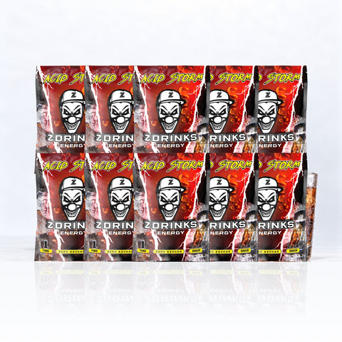 Pack de 10 muestras Acid Storm, sabor Cola, sin título añadido