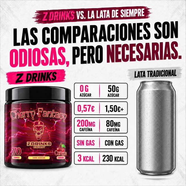 Z Drinks Energy Cherry Fantasy - imagen 4