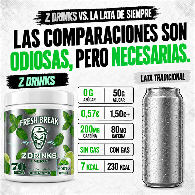 Z Drinks Energy Fresh Break sabor mojito - imagen 04 de 8