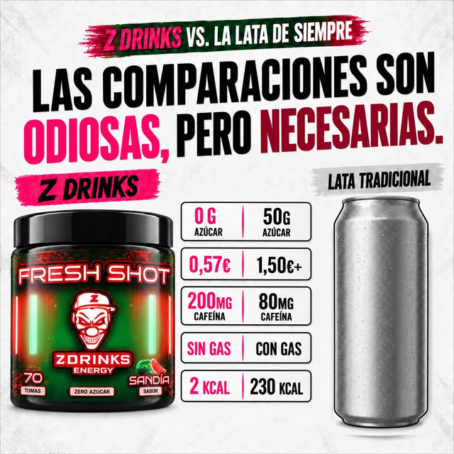 Z Drinks Energy Fresh Shot sandía — imagen 4 de la serie secundaria