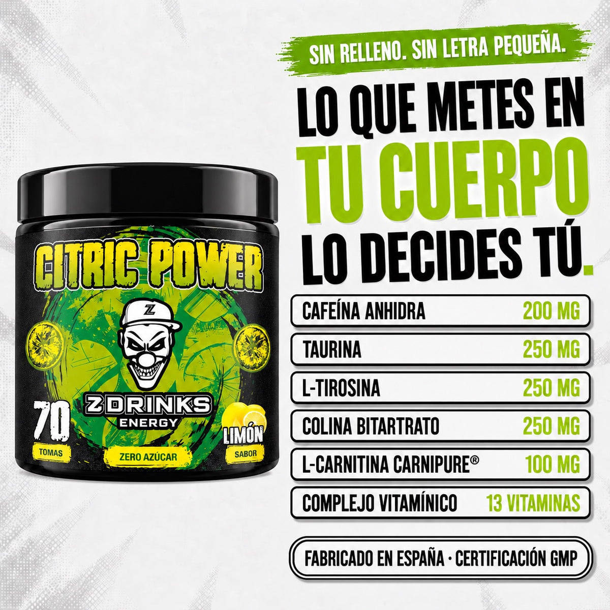 Citric Power Limón - composición