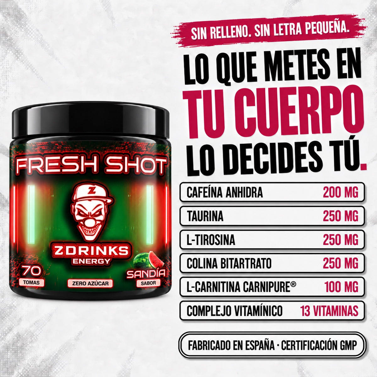 Z Drinks Energy Fresh Shot sandía — imagen 5 de la serie secundaria