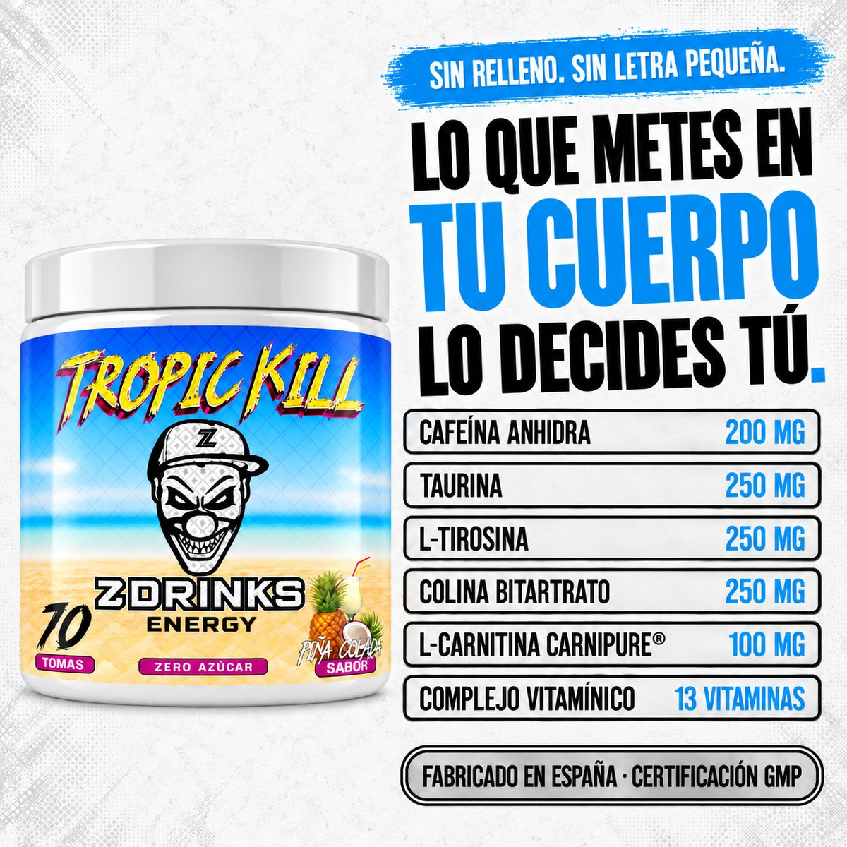 Z Drinks Energy Tropic Kill (piña colada) — imagen 5 de la serie