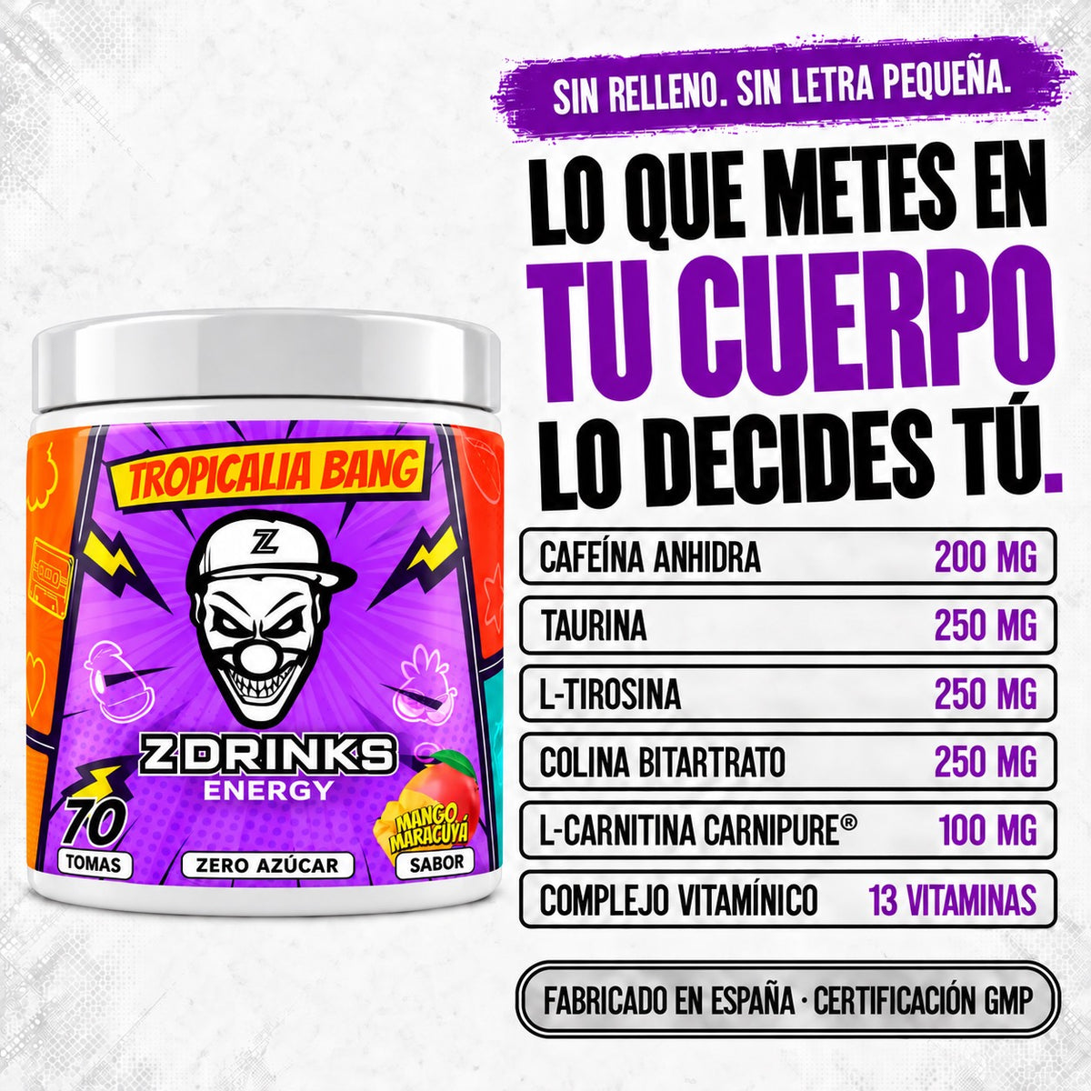 Z Drinks Energy Tropicalia Bang — imagen 5
