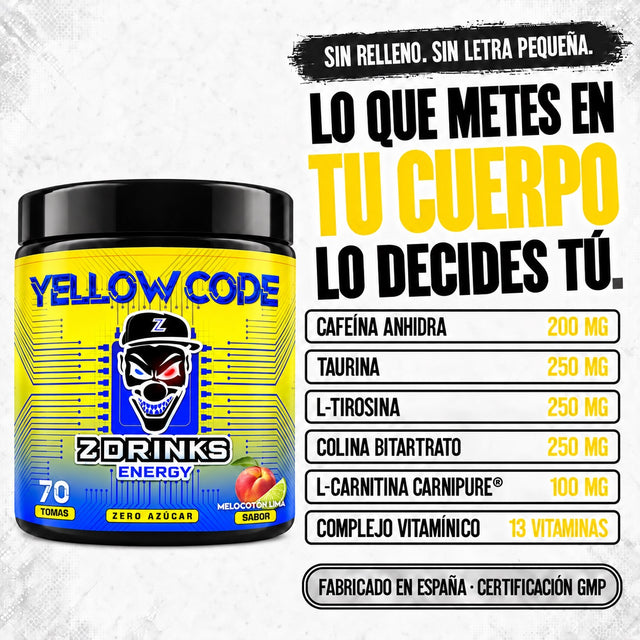 Z Drinks Energy Yellow Code - imagen 5