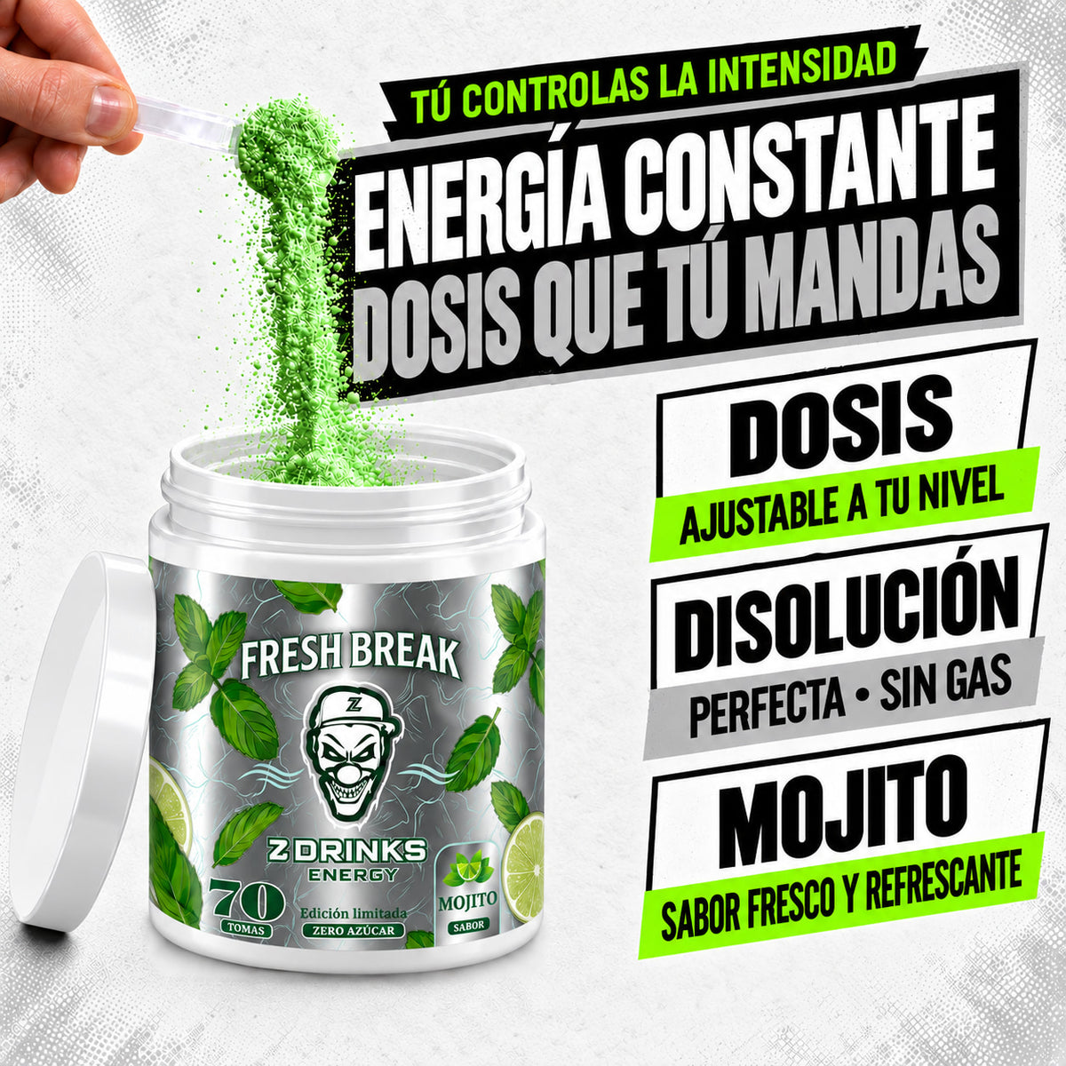 Z Drinks Energy Fresh Break sabor mojito - imagen 06 de 8