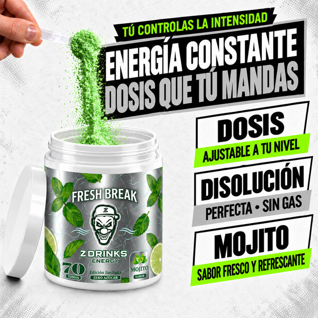 Z Drinks Energy Fresh Break sabor mojito - imagen 06 de 8