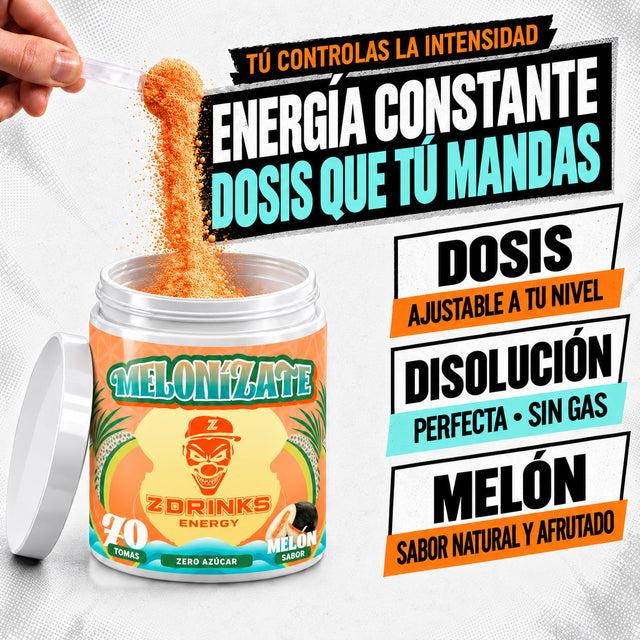 Z Drinks Energy Melonízate sabor melón - imagen 06 de 8