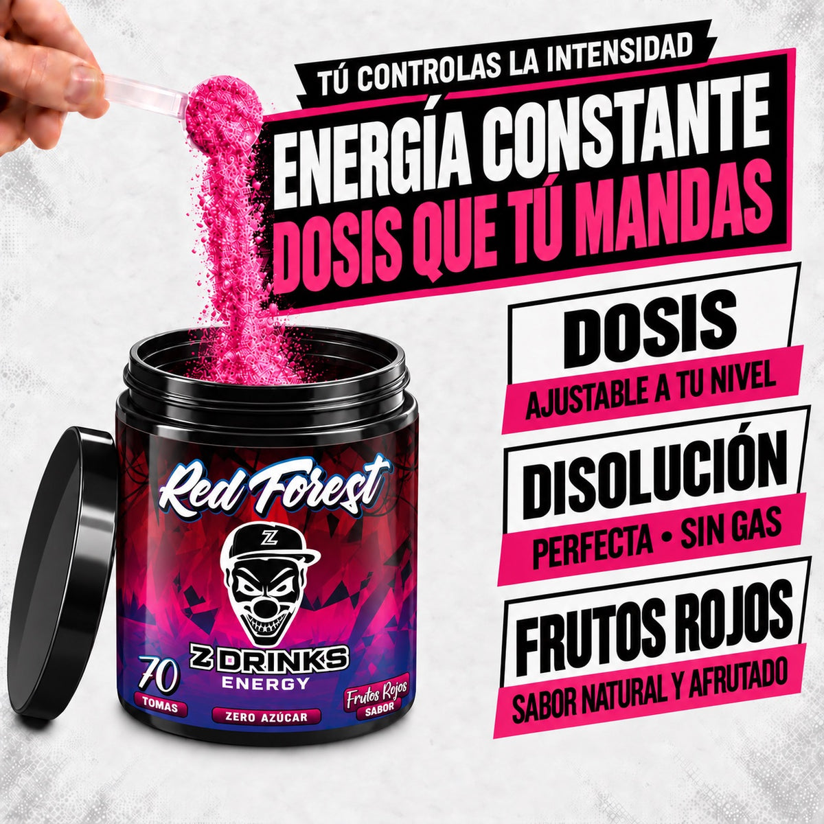Z Drinks Energy Red Forest (frutos rojos) — imagen 6 de la serie