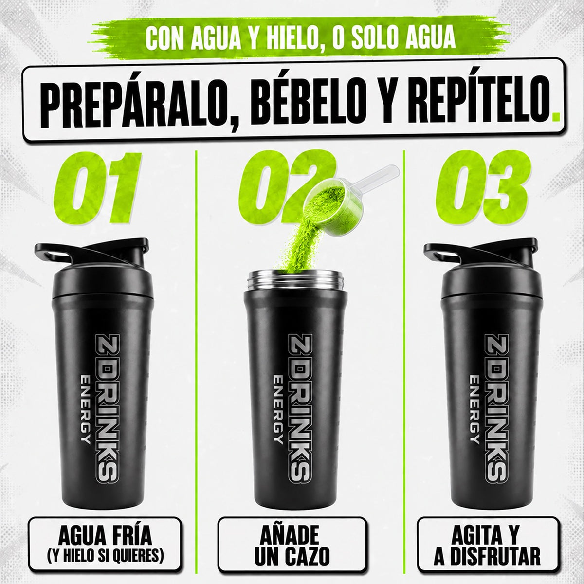 Citric Power Limón - preparación en tres pasos
