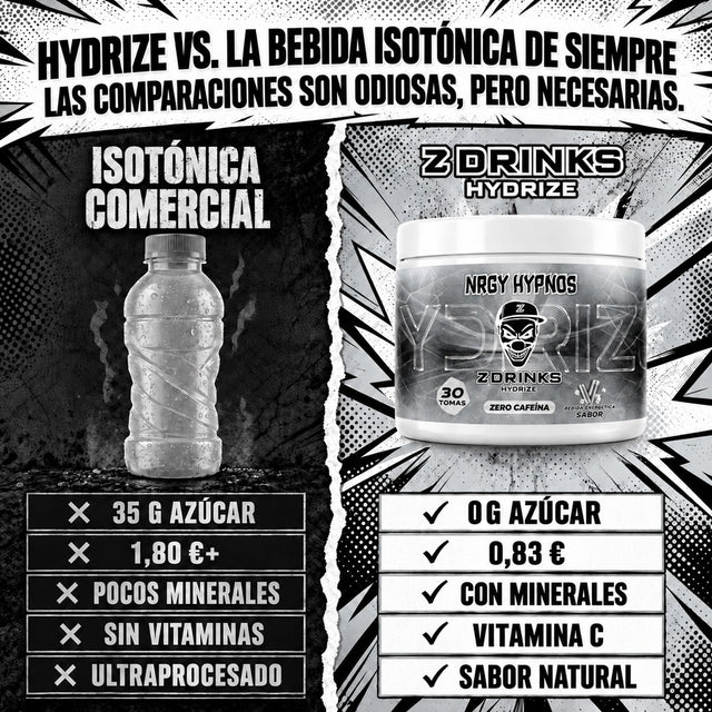Imagen de marca Z Drinks, bebidas energéticas en polvo