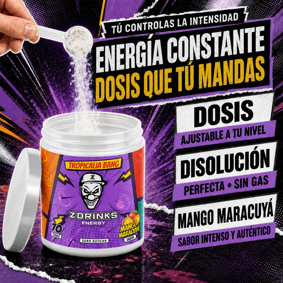 Tropicalia Bang (Mango maracuyá)