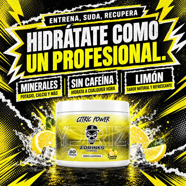 Imagen de marca Z Drinks, bebidas energéticas en polvo