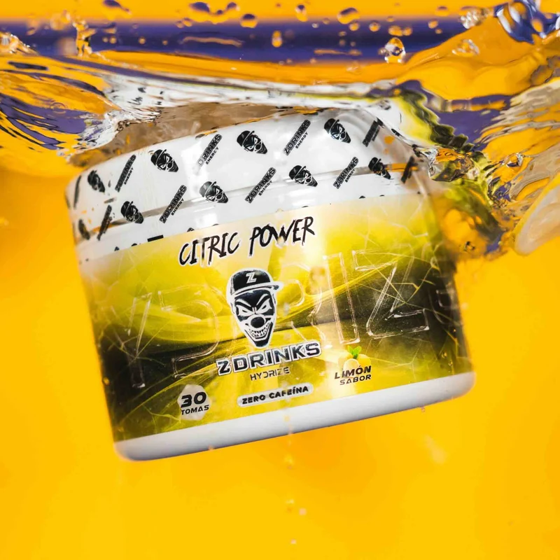 Bote de Z Drinks Hydrize sabor limón