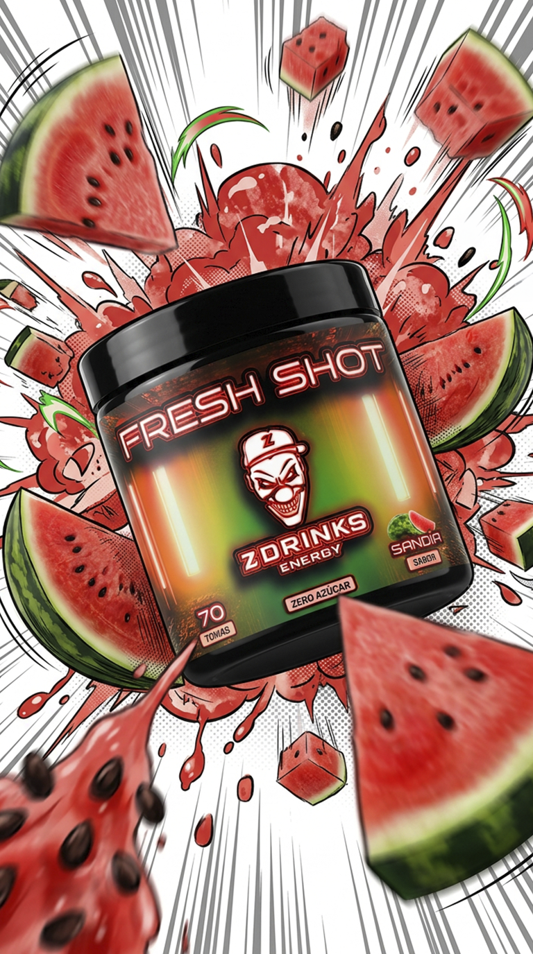 Imagen de marca Z Drinks, bebidas energéticas en polvo