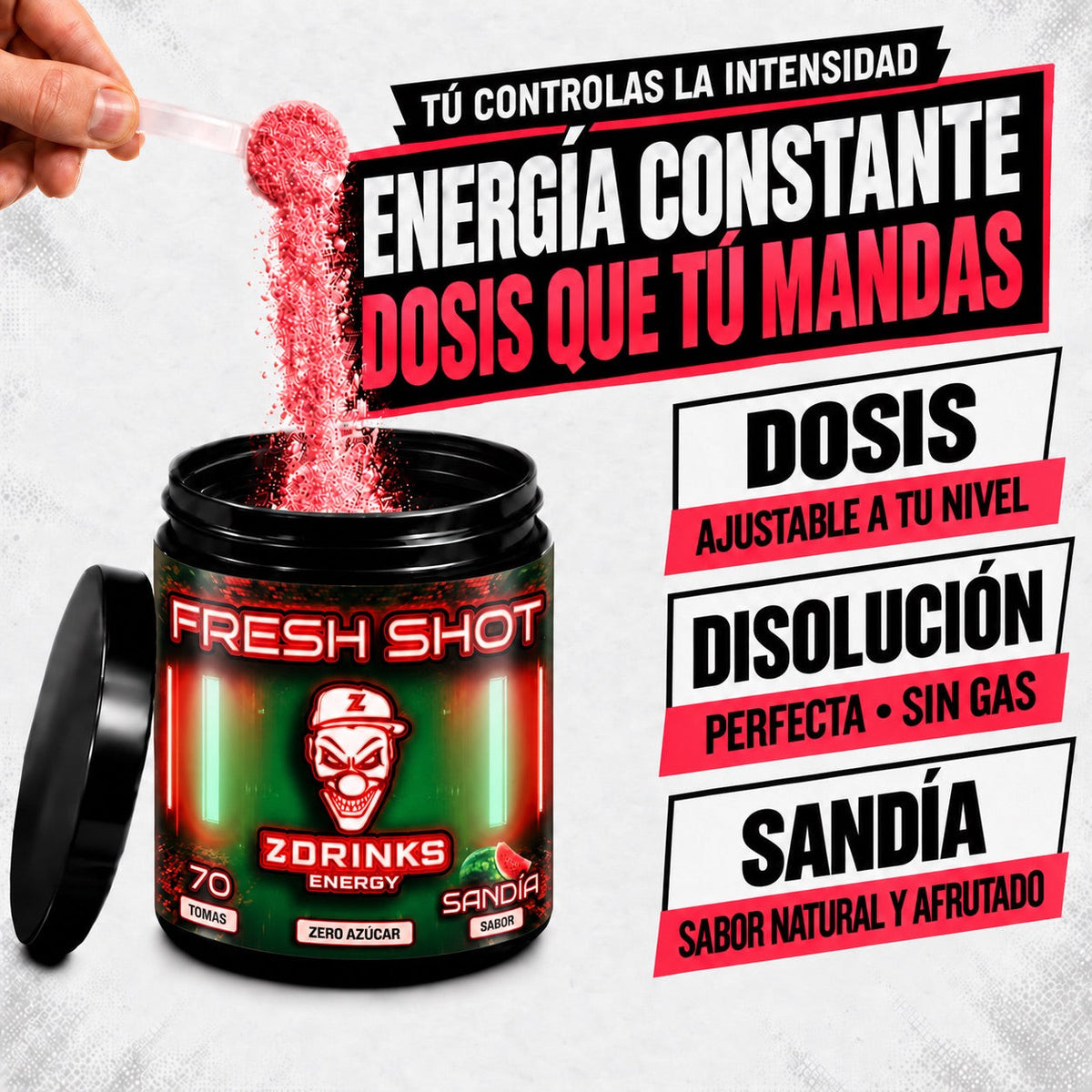 Fresh Shot (Sandía) — dosis y sabor