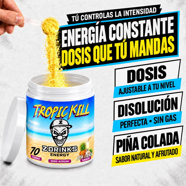 Tropic Kill (Piña colada) — dosis y sabor