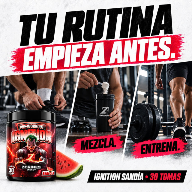Ignition Sandía: preentreno para tomar antes de entrenar