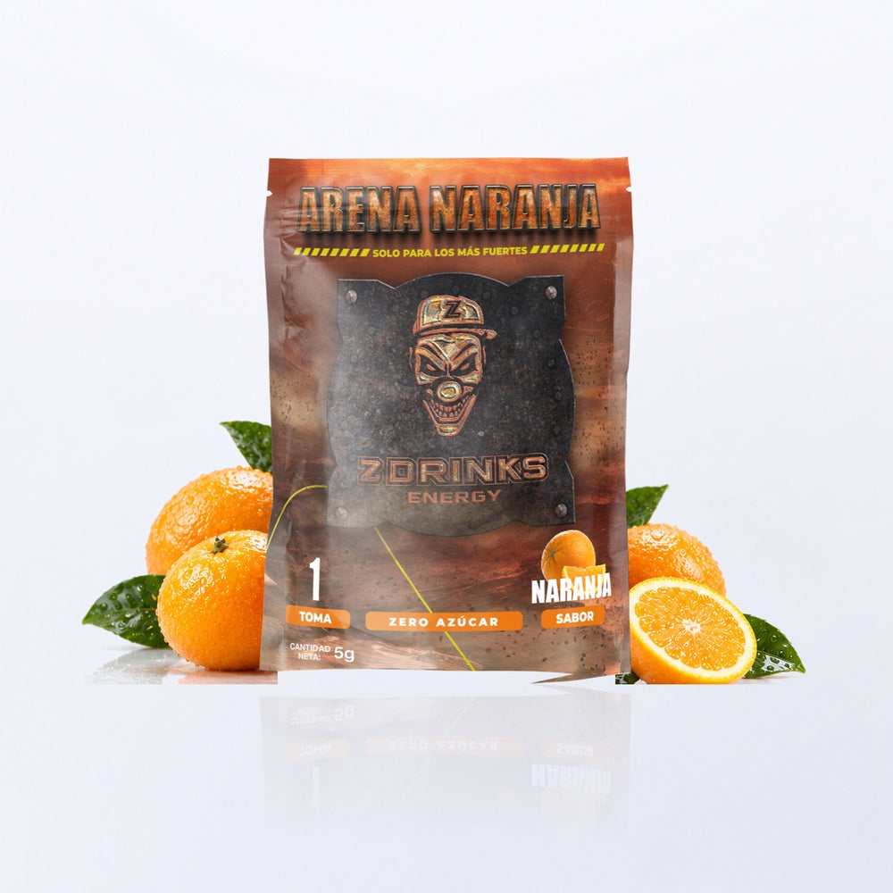 Muestra individual Z Drinks Arena Naranja, Naranja