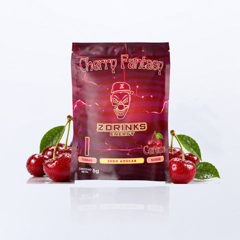 Muestra individual Z Drinks Cherry Fantasy, Piruleta