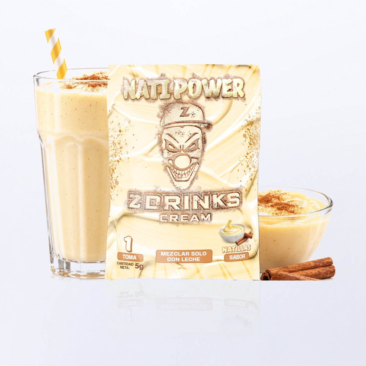 Muestra individual Z Drinks Nati Power, Natillas