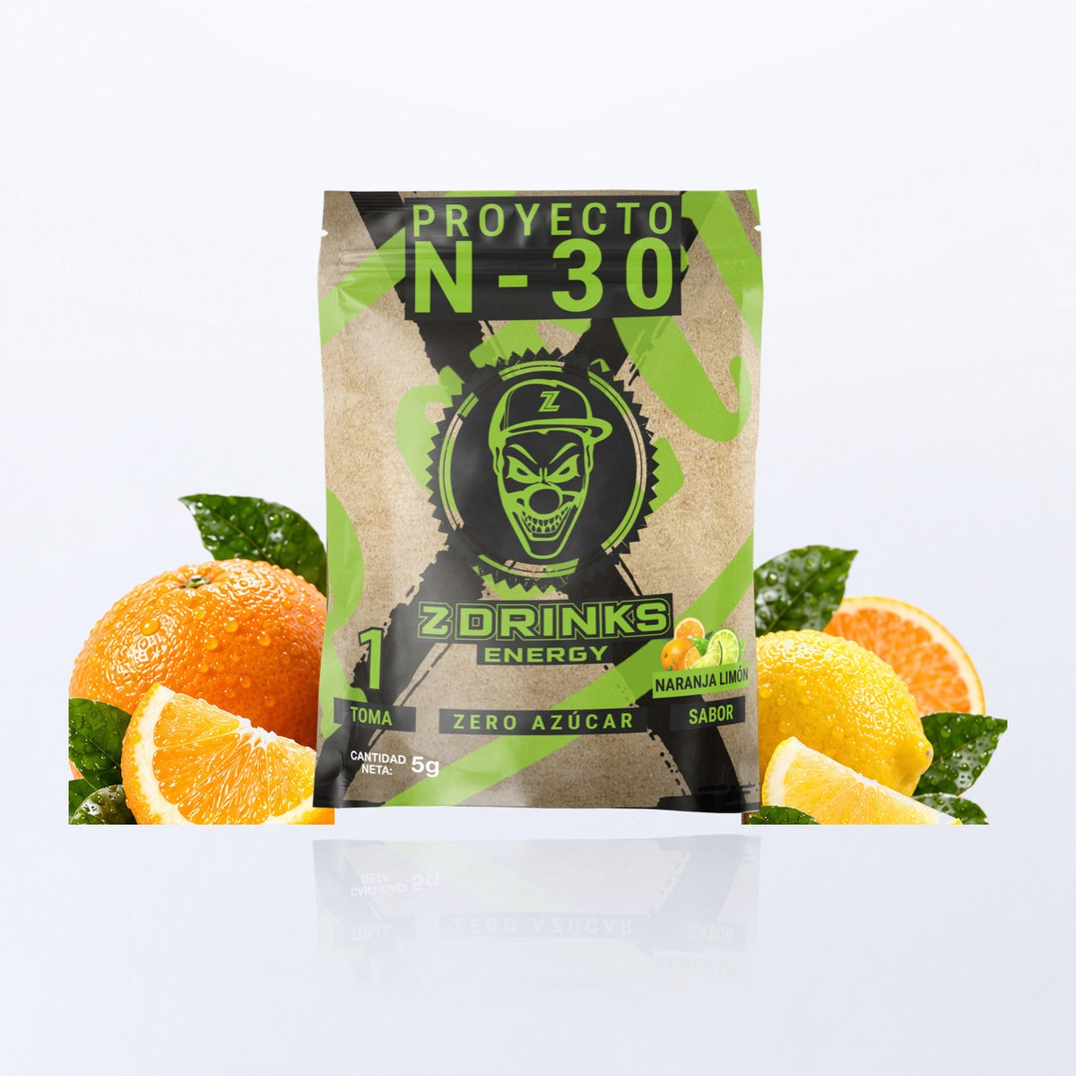 Muestra individual Z Drinks Proyecto N-30, Naranja limón