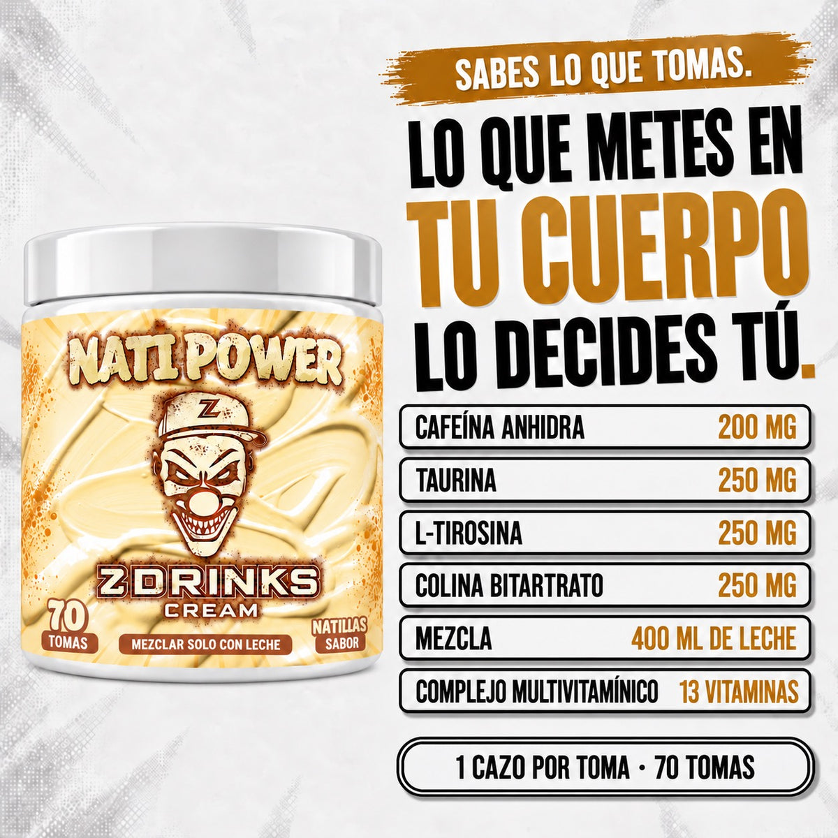 Nati Power Cream: composición