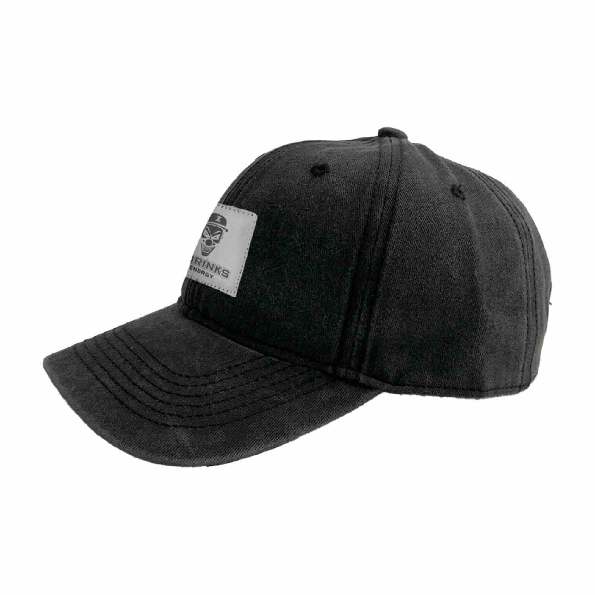Gorra Z Drinks Prime Fit — vista lateral con logo bordado / Z Drinks Prime Fit cap — side view with embroidered logo
