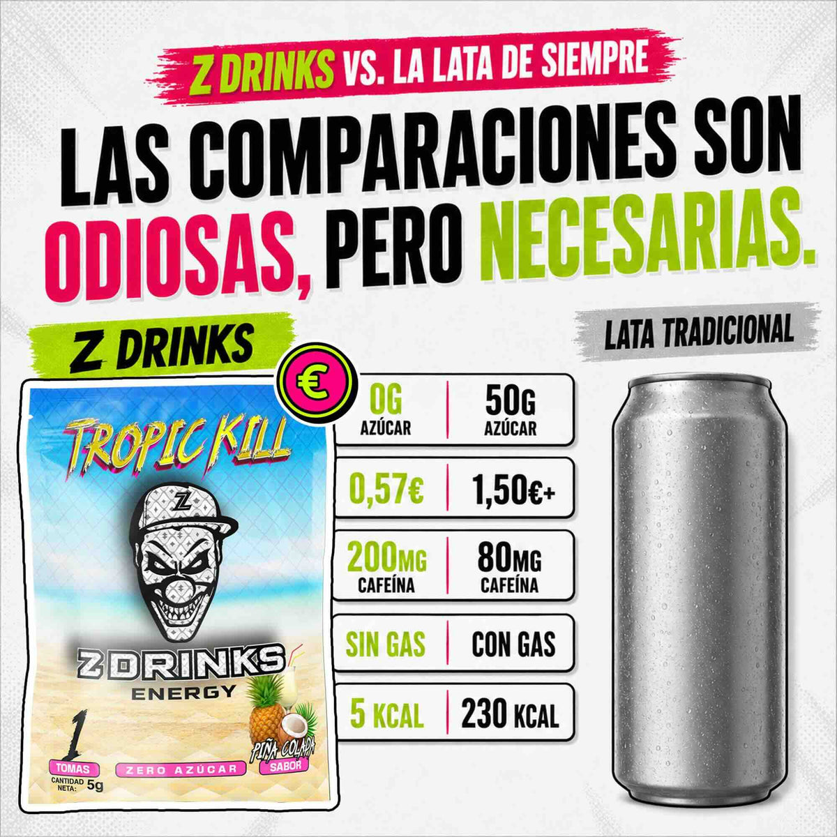 15 sabores + shaker. Pruébalos todos, quédate con tu favorito