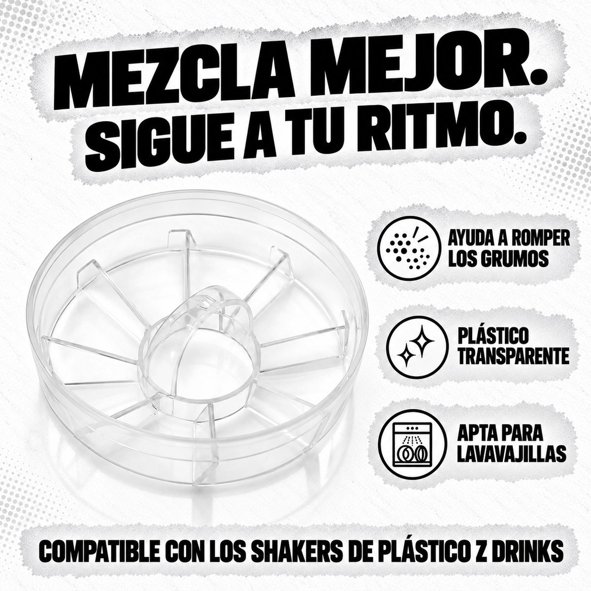 Rejilla shaker Z Drinks: características y compatibilidad