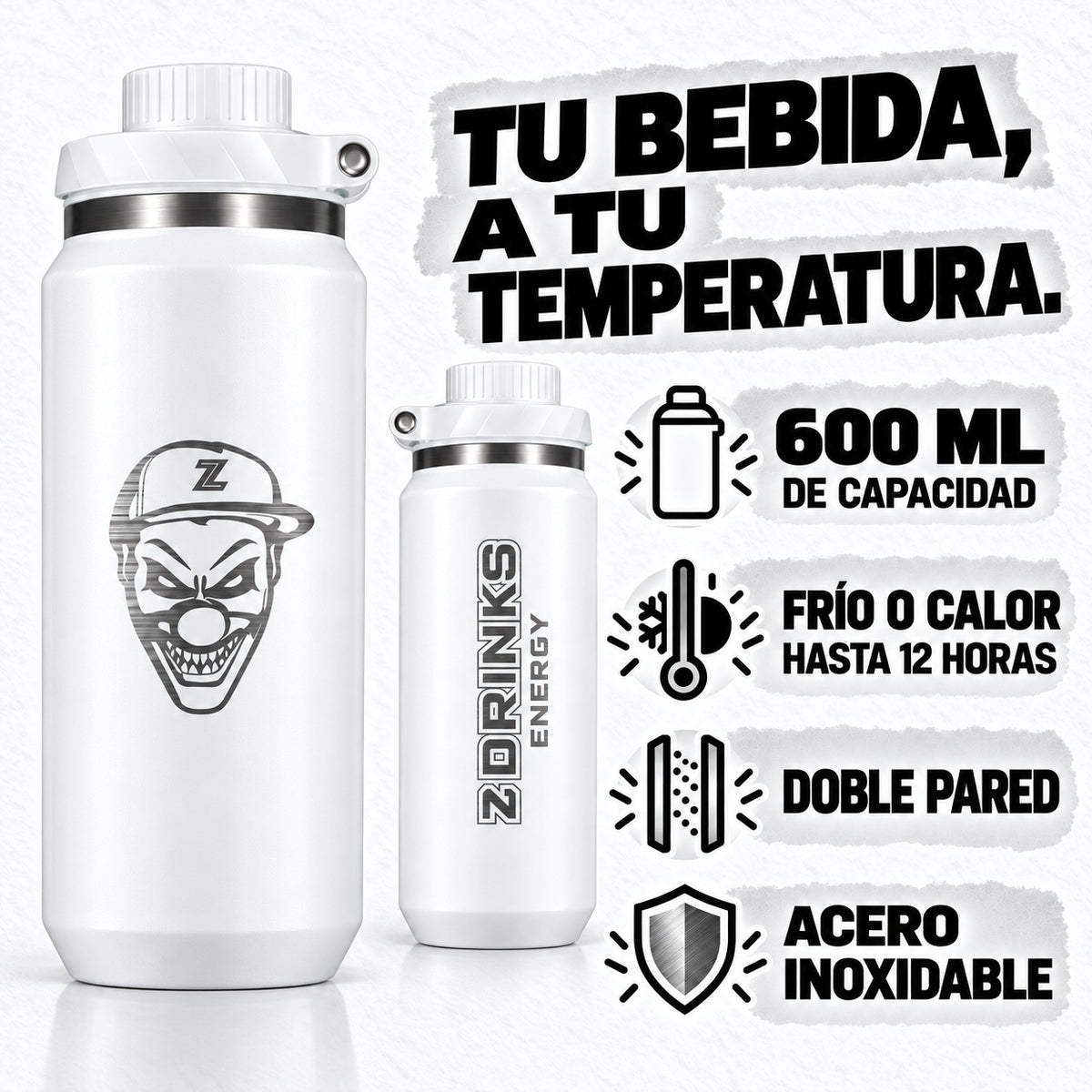 Botella térmica Z Drinks Polarix — características térmicas y materiales