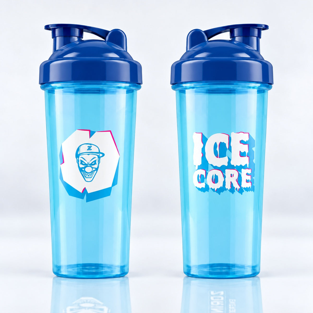 Shaker ICE CORE de 700 ml — vistas delantera y trasera